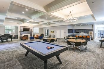 Clubhouse with pool table